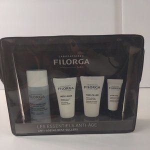 Filorga 4pc Travel Set: Time Filler Correction Cream, Optim-Eyes, Meso Mask